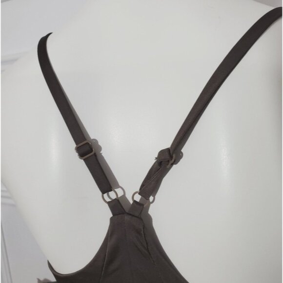 Armani Ex Vintage Satin Cascade Flowy Boho Dress- XS- NWOT - Picture 7 of 16